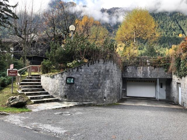 Studio Au Calme Avec Jardin Et Vue Mont-Blanc Chamonix Dış mekan fotoğraf